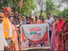 वार्डो में स्वच्छता कार्य, हितग्राहियों से भेंट व वरिष्ठों का सम्मान कर रही भाजपा