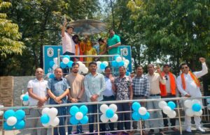 नेहरू नगर कुसमुंडा में धूमधाम से मनाई गई डॉ. भीमराव अंबेडकर जयंती