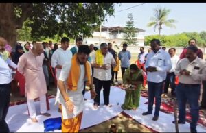 कैबिनेट मंत्री ने किया 2 करोड़ 83 लाख रुपयों के निर्माण कार्यों का भूमिपूजन।