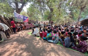 मनवा पुलिस मनवा नाटे” अभियान के तहत चिंगेर में जन-संवाद एवं चलित थाना कार्यक्रम का आयोजन