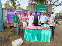 कुसमी सरहुल पर्व व हनुमान जयंती पर मानवाधिकार परिषद ने किया पेयजल की व्यवस्था