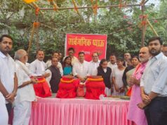 भाजपा विधि प्रकोष्ठ सरगुजा द्वारा जिला न्यायालय अंबिकापुर के समीप सार्वजनिक प्याऊ का शुभारंभ