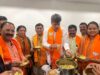 बीजेपी की जीत के बाद पूरे शहर में उत्साह का माहौल, किरण सिंह देव ने बांटी झालमुरी