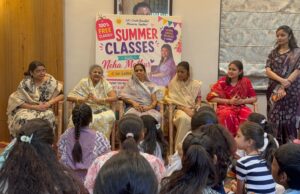 चिखलाकसा में नेहा माथुर का नेह भरा समर कैंप, इतिहास रच गया यह शिविर