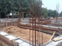 बतौली थाना निर्माण कार्य में लापरवाही का आरोप