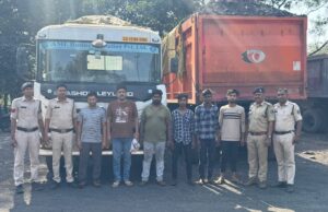 कोरबा में कोयला चोरी का बड़ा खुलासा: ओवरलोडिंग की आड़ में 215 टन कोयला पार, 6 आरोपी गिरफ्तार