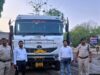 रेत के अवैध परिवहन पर कार्रवाई, 6 हाइवा एवं 3 ट्रैक्टर जब्त