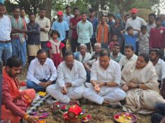घंघरी-रुखपुर में ऐनीकट बांध का भूमिपूजन सम्पन्न, जल संरक्षण और सिंचाई को मिलेगा बढ़ावा