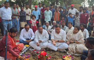 घंघरी-रुखपुर में ऐनीकट बांध का भूमिपूजन सम्पन्न, जल संरक्षण और सिंचाई को मिलेगा बढ़ावा