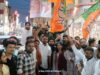 भारतीय जनता युवा मोर्चा ने मनाया ऐतिहासिक जीत का जश्न, जिला कार्यालय संकल्प भवन से निकाली भव्य विजय रैली
