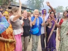 बेडमा की शादी में आए इंटरनेशनल बाराती, विदेशी मेहमानों ने डीजे पर रंग-गुलाल संग मचाया धमाल