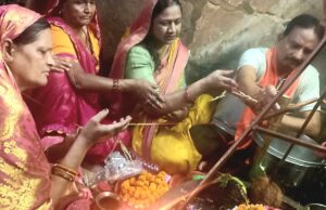 सोमनाथ स्वाभिमान पर्व पर शिव मंदिर में रुद्राभिषेक पूजन