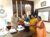 पुलिस अधीक्षक विजय कुमार पाण्डेय के जांजगीर-चांपा आगमन पर महिलाओं ने किया भव्य स्वागत