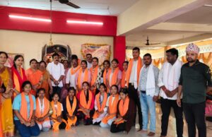 विश्व हिंदू परिषद दुर्गावाहिनी जिला गौरेला पेंड्रा मरवाही की 13 बहने सफलता पूर्वक शौर्य प्रशिक्षण वर्ग करके वापिस।