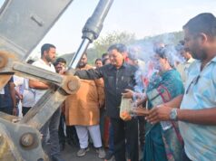 सर्वमंगला पुल सड़क का डामरीकरण व सुदृढ़ीकरण कार्य प्रारंभ