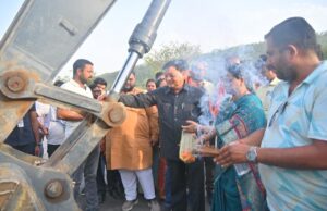 सर्वमंगला पुल सड़क का डामरीकरण व सुदृढ़ीकरण कार्य प्रारंभ