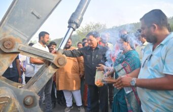 सर्वमंगला पुल सड़क का डामरीकरण व सुदृढ़ीकरण कार्य प्रारंभ