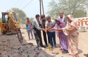 नल कनेक्शन कार्य का श्रीगणेश, लक्ष्मी विहार में हर्ष