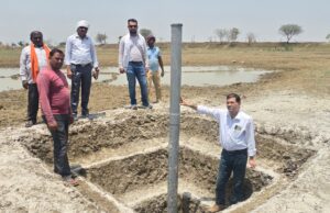 भू-जल संरक्षण को लेकर जिले में बड़ी पहल आधुनिक तकनीक से 334 स्थलों पर बन रहे इंजेक्शन वेल