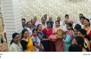 श्रीनगर चौक पर गूंजा जय साईं राम: राज्यसभा सांसद लक्ष्मी वर्मा ने की महाआरती