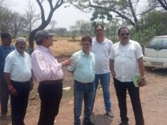 सड़क दुर्घटनाओं की रोकथाम हेतु जिले के दुर्घटना जन्य क्षेत्रो का संयुक्त निरीक्षण