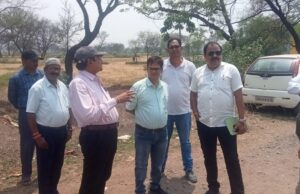 सड़क दुर्घटनाओं की रोकथाम हेतु जिले के दुर्घटना जन्य क्षेत्रो का संयुक्त निरीक्षण