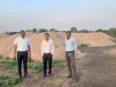 नवापारा में अवैध रेत को पुनः नदी में डलवाया गया, अकलतरा में अवैध भंडारण रेत जब्त अवैध रेत भंडारण एवं खनिज गतिविधियों पर प्रशासन की लगातार कार्रवाई जारी