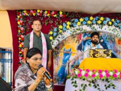 पालिका अध्यक्ष ओम कुमारी भक्ति सत्संग महोत्सव में शामिल, लिया आशीर्वाद।