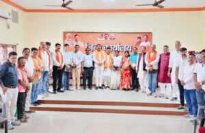 भाजपा जिला कोरबा की मासिक बैठक संपन्न, “मोदी जी के 12 साल बेमिसाल” अभियान को बूथ स्तर तक पहुंचाने का आह्वान