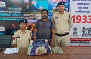 28 पाव देशी प्लेन शराब के साथ आरोपी गिरफ्तार थाना चांपा पुलिस की त्वरित कार्रवाई