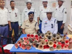 प्रेशर हॉर्न के विरुद्ध सख्त कार्यवाही सरगुजा यातायात पुलिस के द्वारा की गई मोटर व्हीकल एक्ट की धारा 119(2) के तहत् कार्यवाही