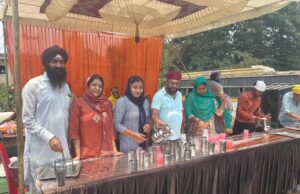 कुसमुंडा गुरुद्वारे में गुरु अर्जुन देव जी के शहीदी दिवस पर श्रद्धांजलि, अटूट लंगर और ठंडे पानी की छबील लगाई गई