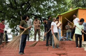 प्रधानमंत्री नरेंद्र मोदी के 12 वर्षों के सफल कार्यकाल पर भाजयुमो महामाया मंडल ने चलाया स्वच्छता अभियान