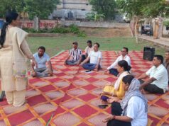 NHRSJC ने योग दिवस पर सहज योग का किया अभ्यास…