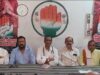 जिला कांग्रेस की प्रेसवार्ता वक्ताओं ने कहा मोदी सरकार शिक्षा व्यवस्था खत्म कर रही