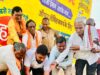 गृह ग्राम कोड़ापार में जनपद सदस्य अनुराग साहू ने कराया प्रथम विकास कार्य का भूमिपूजन