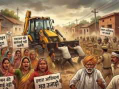 संसद बृजमोहन का वादा टूटा, भारी आक्रोश में नकटी गांव के ग्रामीण: प्रशासन की कार्रवाई के खिलाफ फूटा गुस्सा, भाजपा नेताओं को दिखाए काले झंडे और लगाए वापस जाओ के नारे