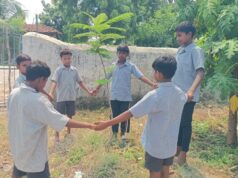 पौधों की सुरक्षा का संकल्प लेकर बच्चों ने किया विद्यालय में प्रवेश, अनोखे अंदाज में मनाया गया शाला प्रवेश उत्सव