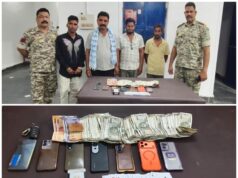 जुआ के खिलाफ कोतवाली पुलिस की बड़ी कार्रवाई, 4 जुआरी गिरफ्तार; 27.49 लाख रुपये का मशरूका जब्त