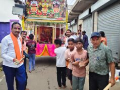 पाली नगर में धूमधाम से निकली भगवान जगन्नाथ की रथयात्रा, भक्तों ने खींचा रथ