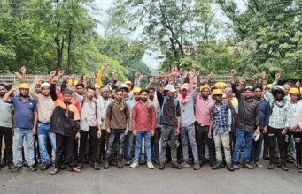 वेतन भुगतान न होने से भड़के ठेका श्रमिक, SECL गेवरा के श्रमिक चौक पर 6 घंटे जमकर नारेबाजी, 5 दिनों से काम पूरी तरह ठप