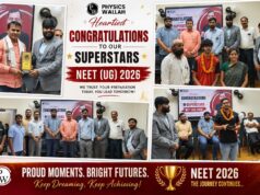 Physics Wallah विद्यापीठ पाठशाला कोरबा ने रचा इतिहास, NEET-2026 में जिले को मिला सर्वश्रेष्ठ परिणाम