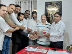 व्यापारी संघ ने नवपदस्थ तहसीलदार बाबूलाल कुर्रे का किया स्वागत