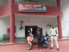 कुसमी पुलिस की बड़ी सफलता: दो चोरी की वारदातों का खुलासा, 25 लाख के जेवर व दो स्कूटी बरामद