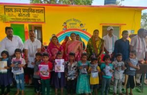शासकीय उच्च्तर माध्यमिक शाला कोरासी में हुआ प्रवेशोत्सव