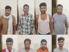 लजुआ एक्ट के प्रकरण में 08 आरोपीगण गिरफ्तार, लगभग 08 लाख से अधिक का मशरुका जप्त।