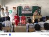 यातायात जांजगीर पुलिस द्वारा अलग अलग स्कूलों में किया यातायात जागरूकता अभियान