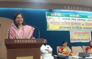 एक नारी घर को स्वर्ग बना देती है_ विधायक कविता प्राण लहरे, वक्ता मंच द्वारा 100 महिलाएं सम्मानित