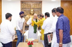 नई दिल्ली में माननीय केंद्रीय गृहमंत्री श्री अमित शाह जी से भाजपा सोशल मीडिया छत्तीसगढ़ की टीम ने की शिष्टाचार भेंट ।