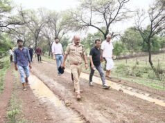 कर्रा नाला जलाशय की मरम्मत मिशन मोड पर जारी, कलेक्टर-एसपी ने किया निरीक्षण